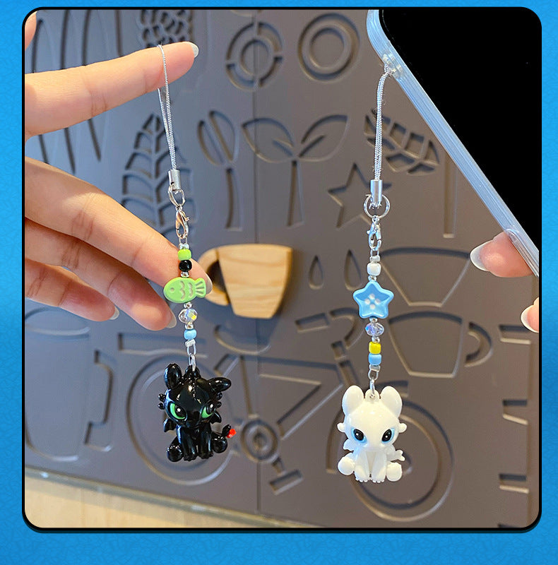 How to Train Your Dragon Toothless Couple Figurine Keychain, image 6