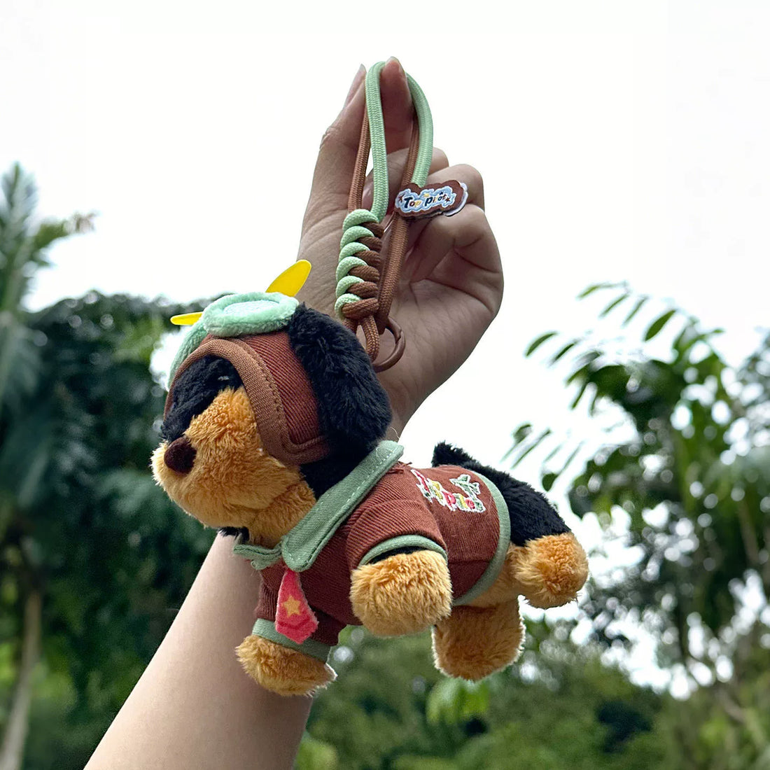 Little Aviator Dachshund Plush Bag Charm - Assorted Colours, image 5