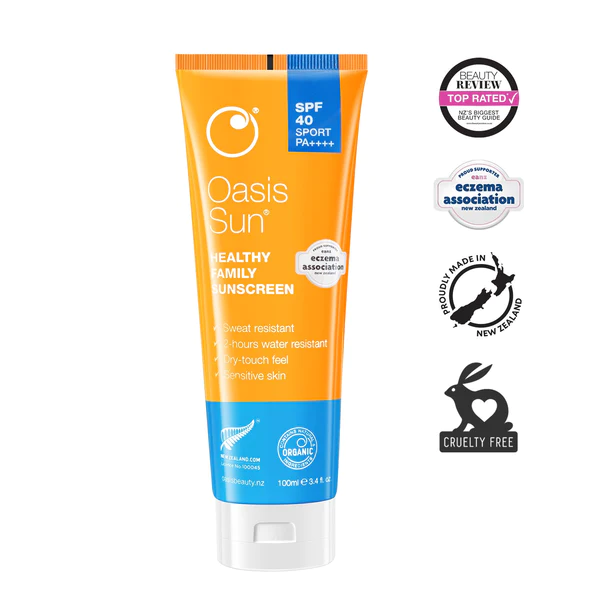 Oasis Sun Dry-Feel Sport Sunscreen SPF40 Pa++++ 100ml