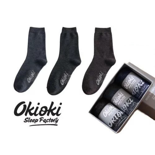 Okioki Sleep Factory New Zealand Wool Socks 3 Pairs/Box