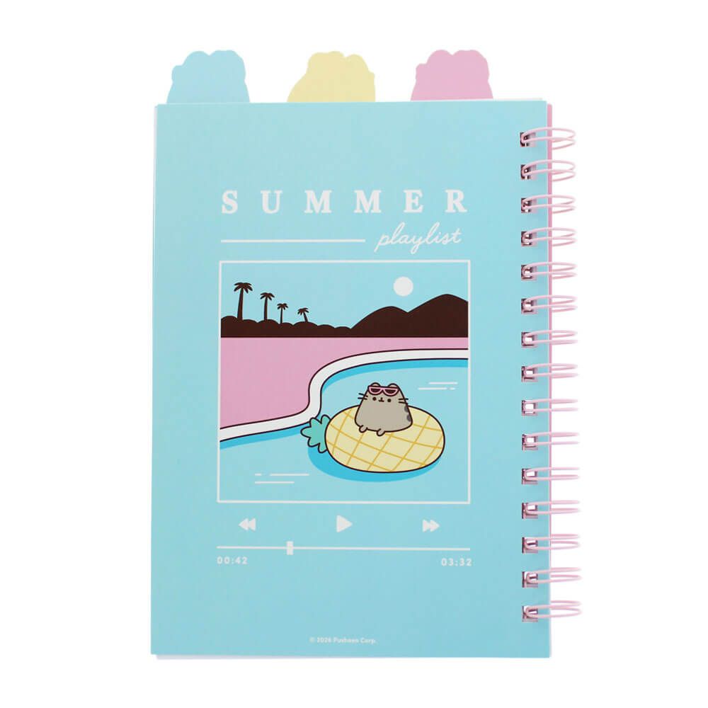 Pusheen Tropical Vacation A4 Project Notebook