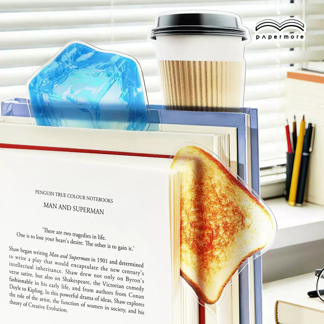 Papermore Book Lover Series Shaped Clear Acrylic Bookmark, image 12