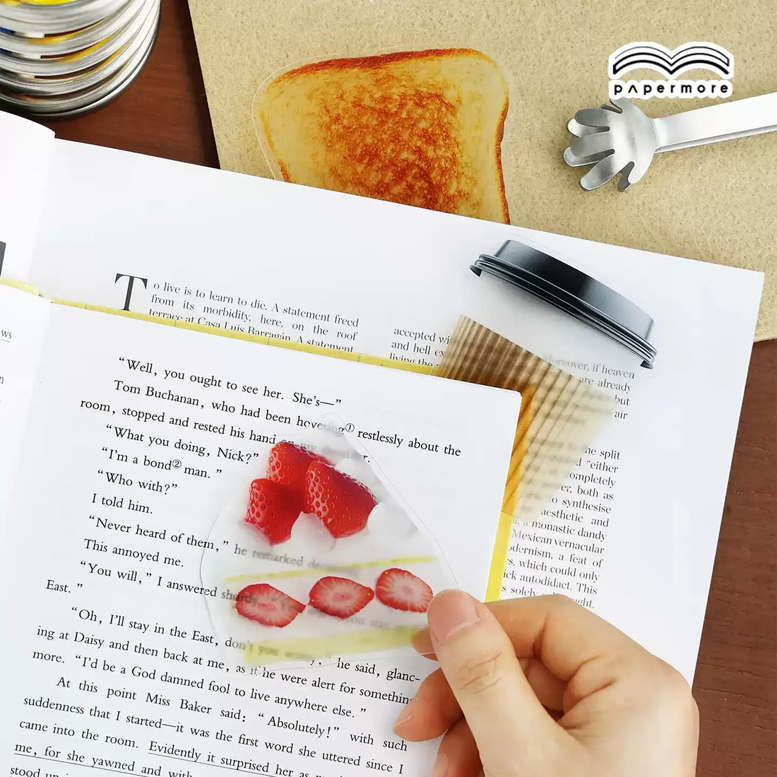 Papermore Book Lover Series Shaped Clear Acrylic Bookmark, image 15