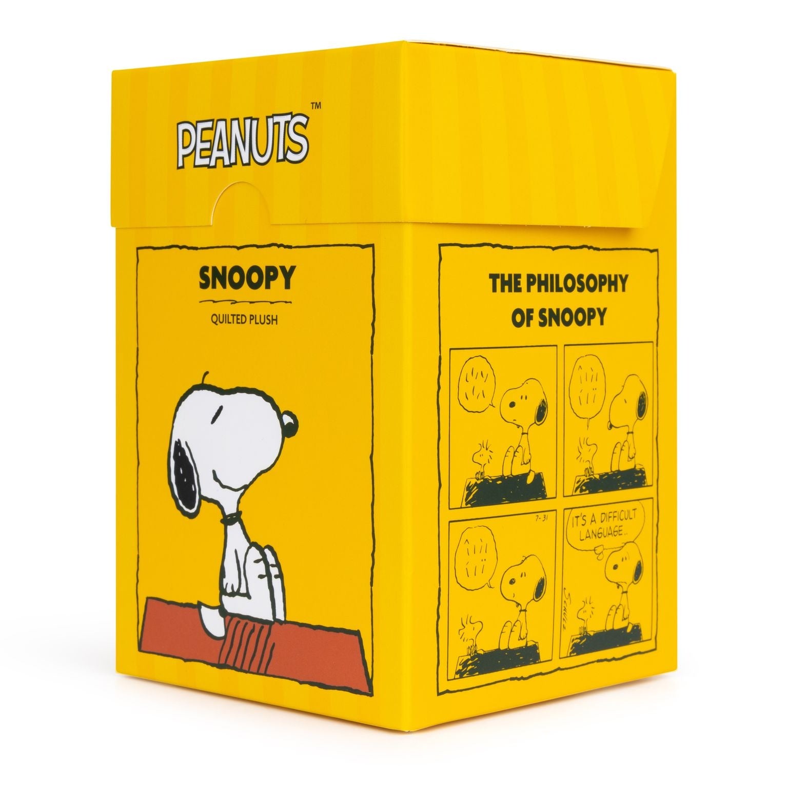 Bon Ton Toys Peanuts Quilted Jersey Snoopy In Giftbox