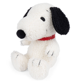 Peanuts Snoopy ECO Tiny Teddy plush toy sitting with a soft, minimalist design and relaxed expression.