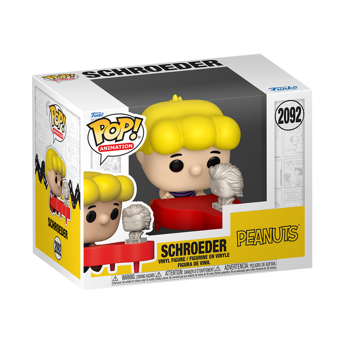 Funko Pop! Premium Peanuts - Schroeder Vinyl Figure, image 2
