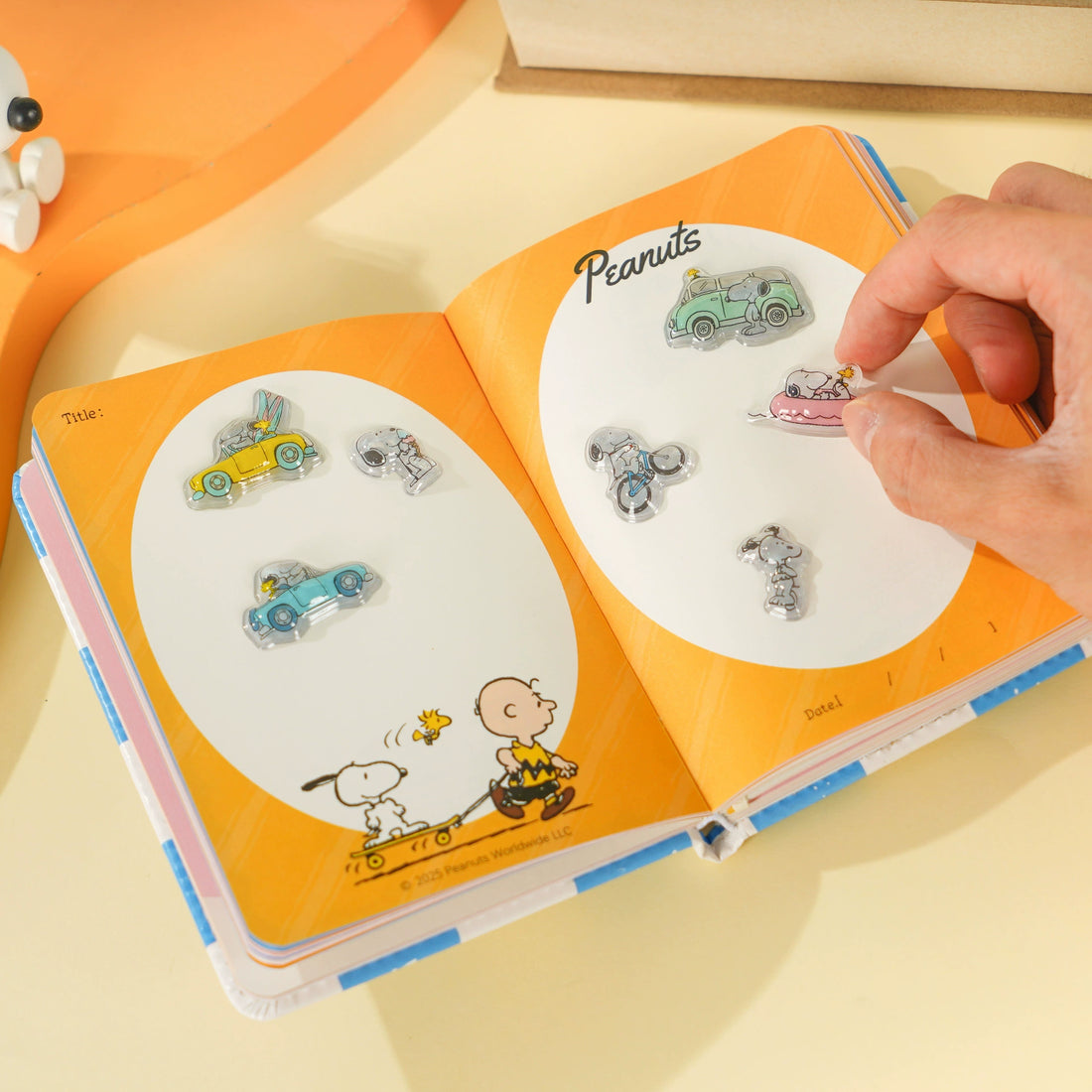 Peanuts Snoopy 3D Embossed Stickers Assorted, image 4