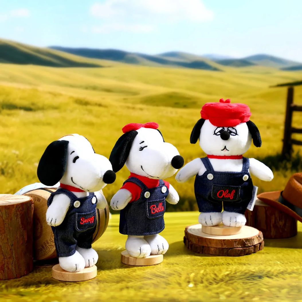Peanuts Snoopy Denim Series Plush Keychain Blind Box, image 5