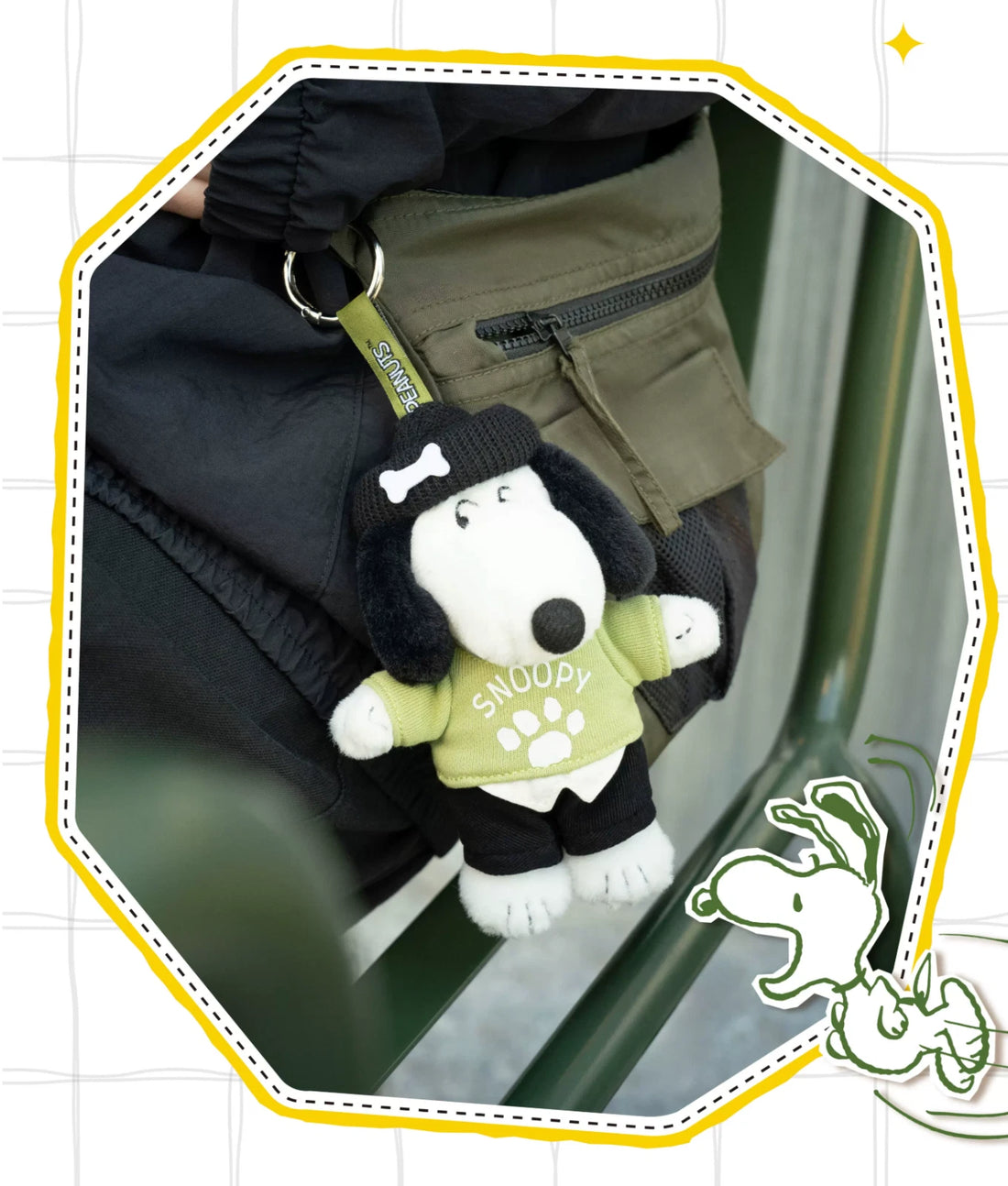 Peanuts Snoopy Mood Outfits Series Plush Keychain Blind Box, image 5