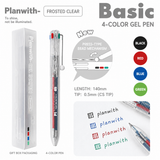 Planwith 4in1 Multi-Color Gel Pen 0.5mm