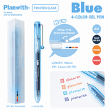 Planwith 4in1 Multi-Color Gel Pen 0.5mm