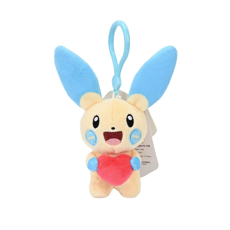 Pokémon Dream Set Sail Series Plush Charm - Minun with Heart 9cm