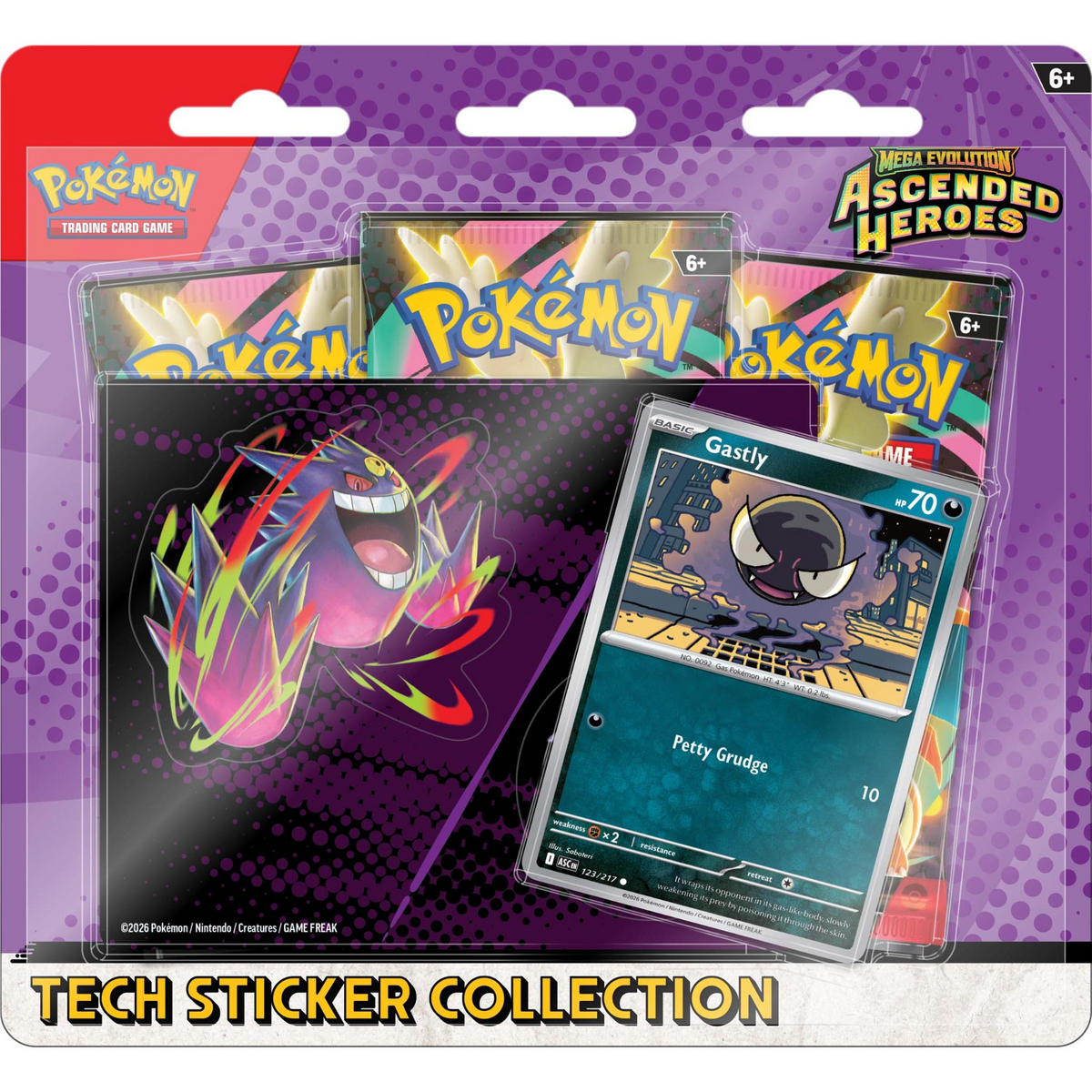 Pokemon TCG Mega Evolution - Ascended Heroes Tech Sticker Blister ...