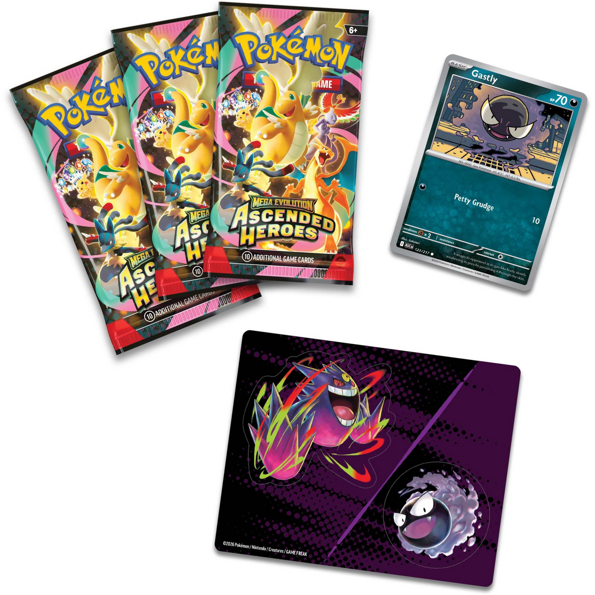Mega Evolution Sticker Pokemon TCG Mega Evolution - Ascended Heroes Tech Sticker Blister ...