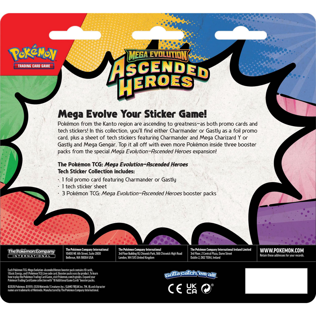 Pokemon TCG Mega Evolution - Ascended Heroes Tech Sticker Blister, image 5