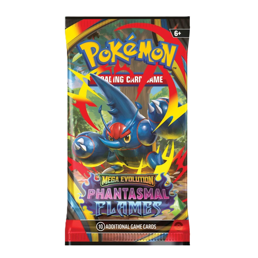 Pokemon TCG Mega Evolutions Phantasmal Flames Booster, image 4