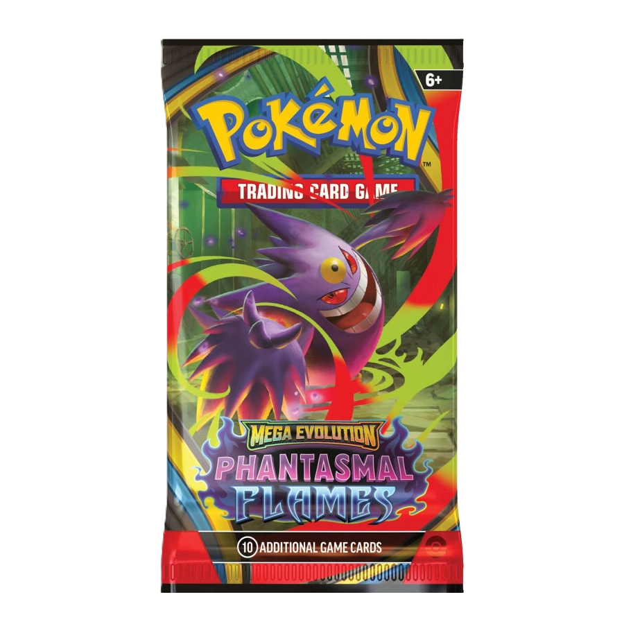 Pokemon TCG Mega Evolutions Phantasmal Flames Booster, image 3