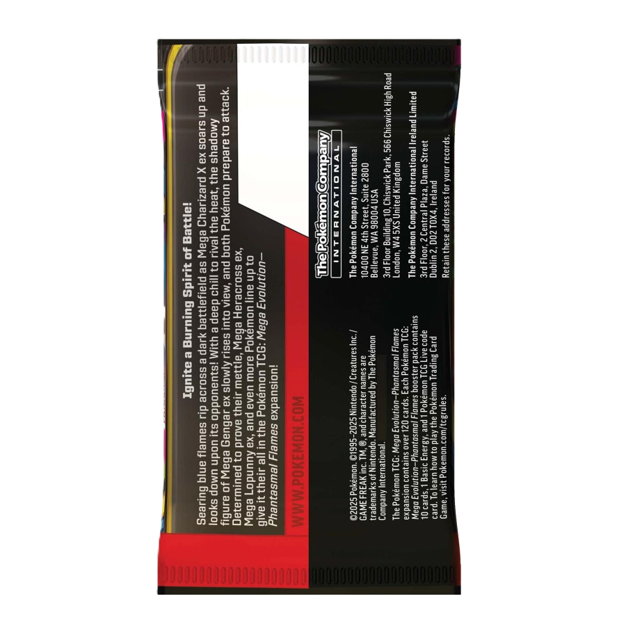 Pokemon TCG Mega Evolutions Phantasmal Flames Booster, image 5