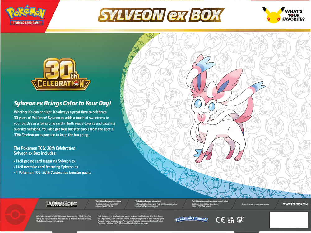 Pokémon TCG: 30th Celebration Sylveon ex Box / Greninja ex Box, image 2