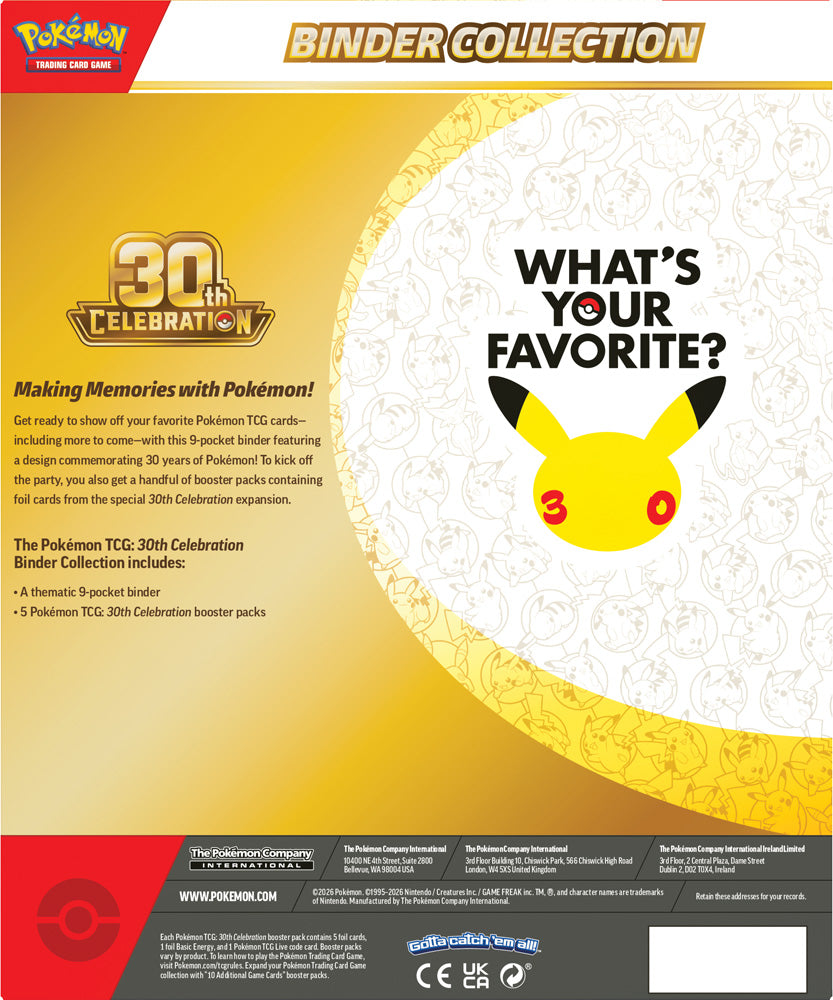 Pokémon TCG 30th Celebration Binder Collection, image 3