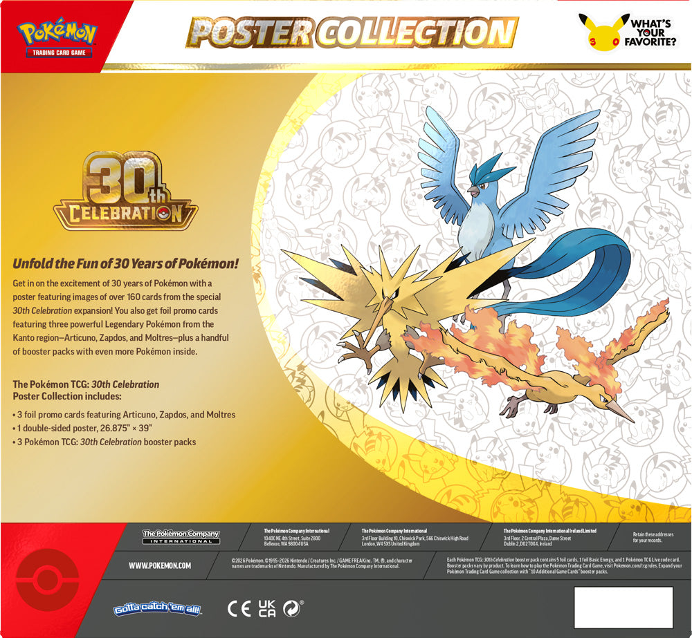 Pokémon TCG 30th Celebration Poster Collection, image 3