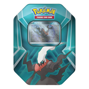 Pokemon TCG Triple Whammy Back Issue Collector Tin - Assorted featuring Darkrai card in stunning design.