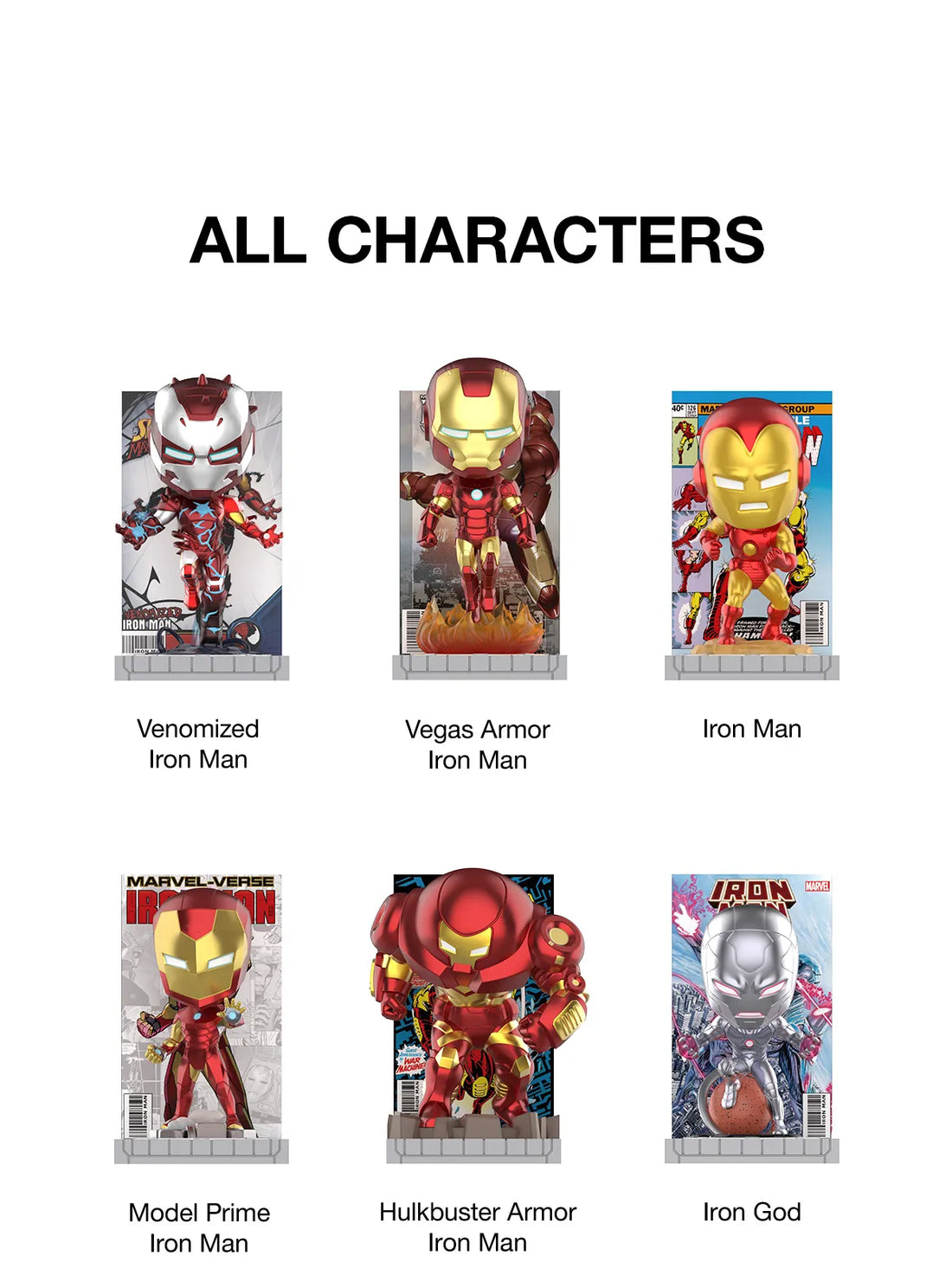 Pop Mart Marvel Iron Man: A Journey Through Armors Series Blind Box, image 3