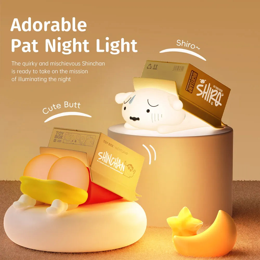ROCK Crayon Shin-chan Hide and Seek Pat Night Light, image 11
