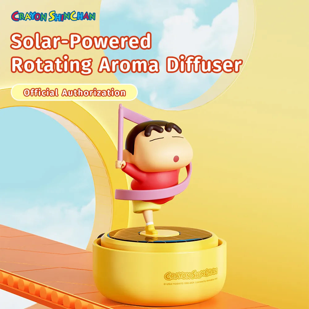 ROCK Crayon Shin-chan Solar-Powered Rotating Car Aroma Diffuser, image 5