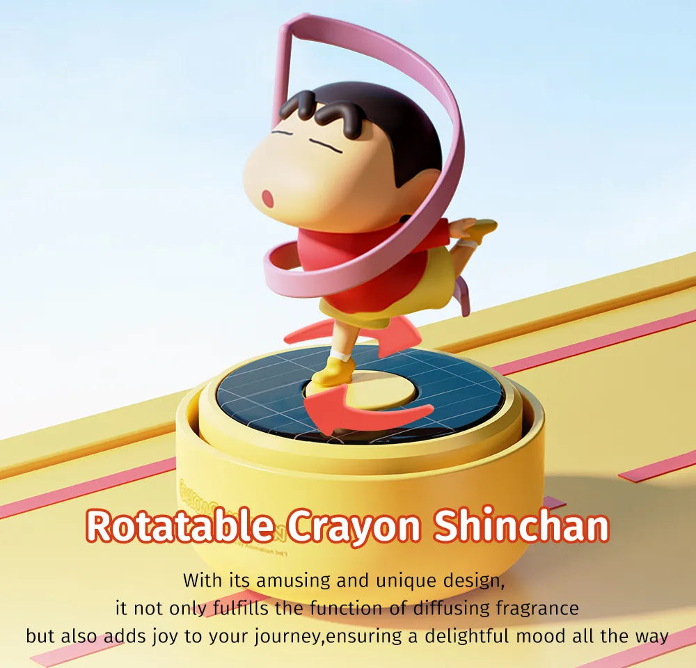 ROCK Crayon Shin-chan Solar-Powered Rotating Car Aroma Diffuser, image 4