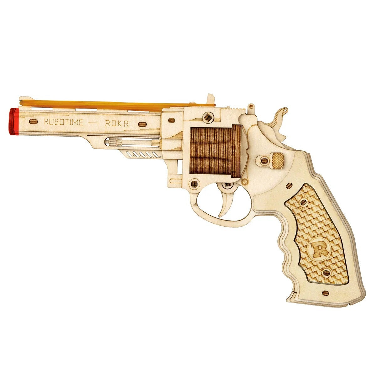 ROKR Corsac M60 Justice Guard Gun Mechanical 3D Puzzle DIY Kit