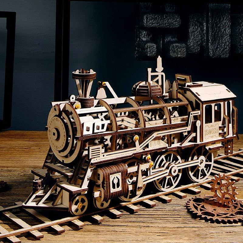ROKR Locomotive 3D Wooden Puzzle, image 3