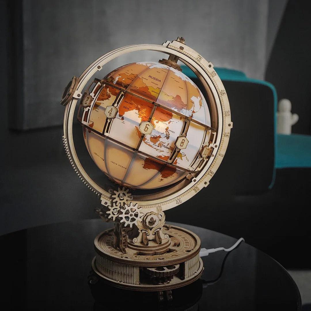 ROKR Luminous Globe 3D Wooden Puzzle - ST003, image 3