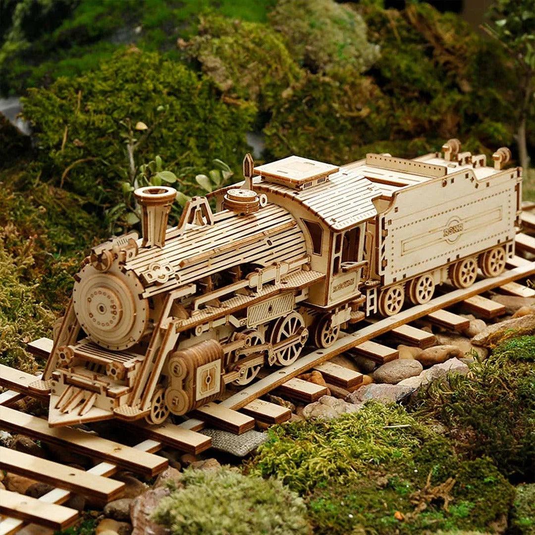 ROKR Prime Steam Express 3D Wooden Puzzle, image 3