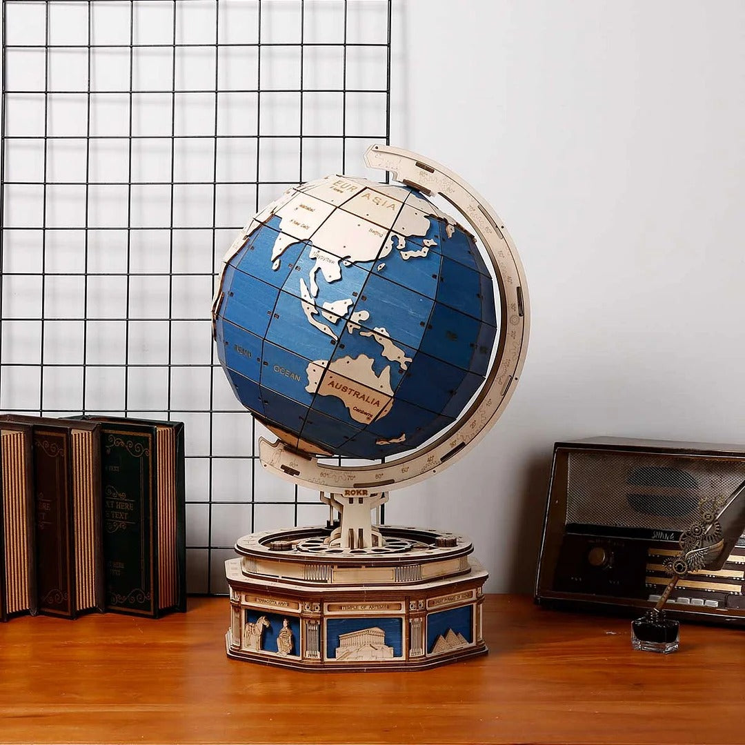 ROKR The Globe Model 3D Wooden Puzzle - ST002