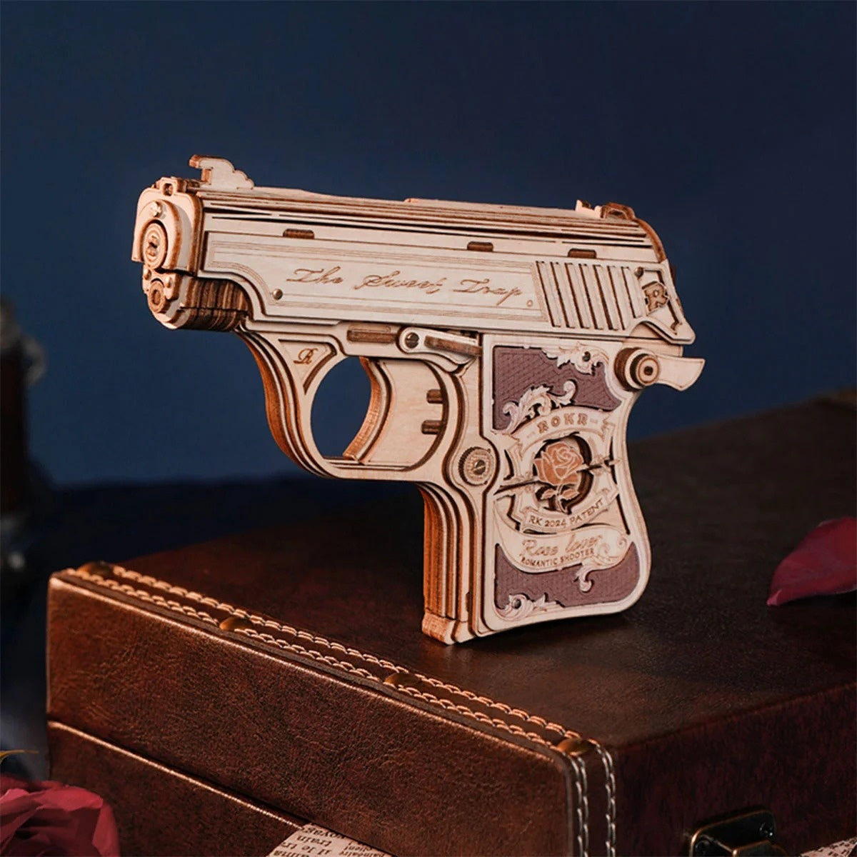 ROKR Mini Gun Mechanical 3D Puzzle DIY Kit