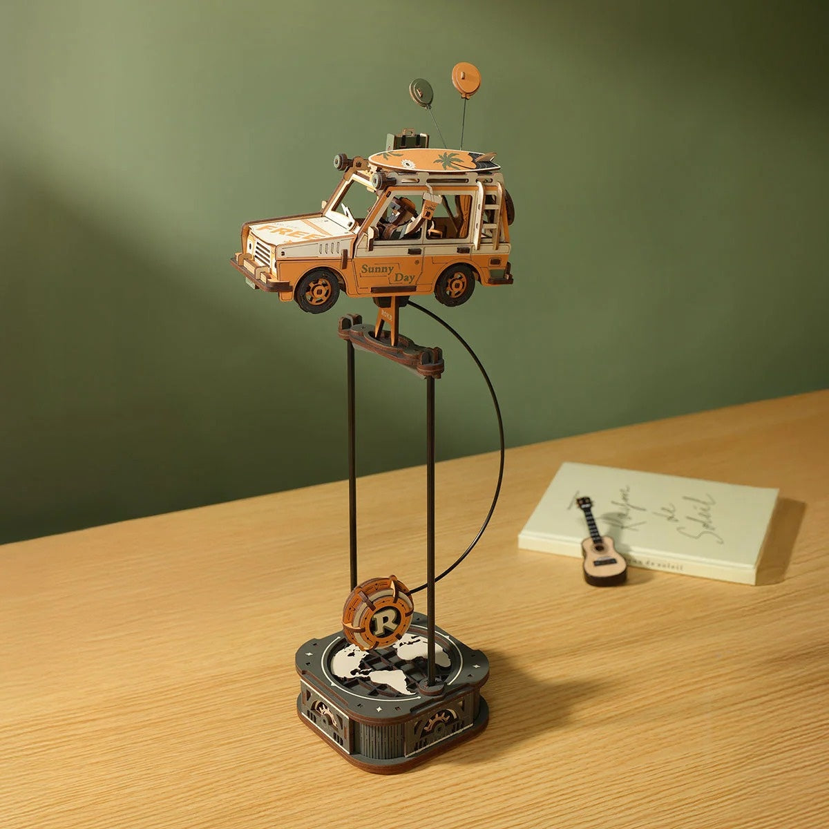 ROKR Road Tripper Scale Model 3D Puzzle DIY Kit