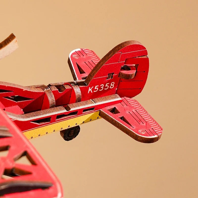 ROKR Sky Captain Scale Model 3D Puzzle DIY Kit, image 6