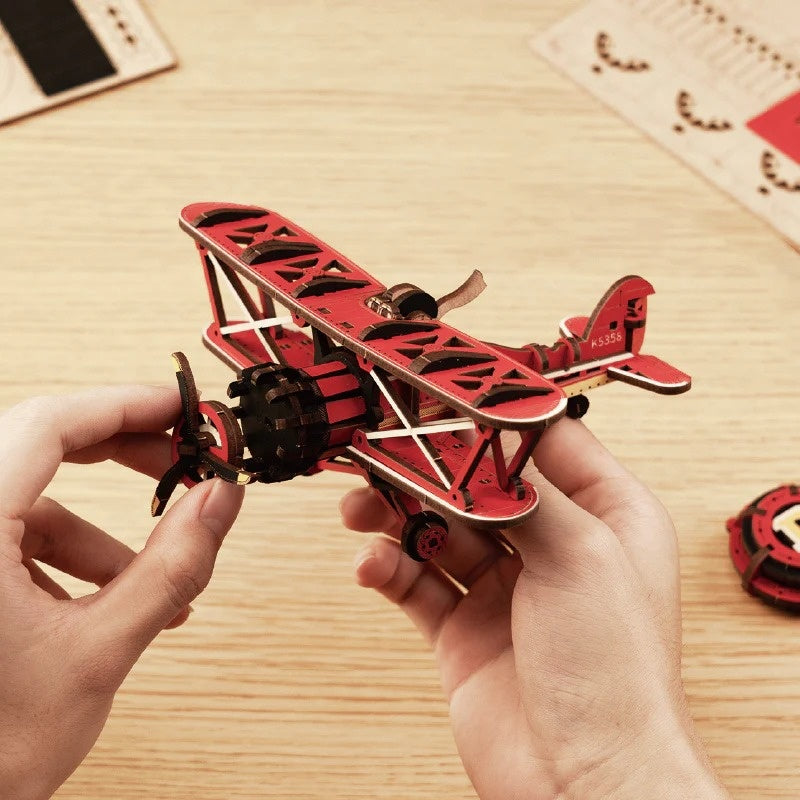 ROKR Sky Captain Scale Model 3D Puzzle DIY Kit, image 4