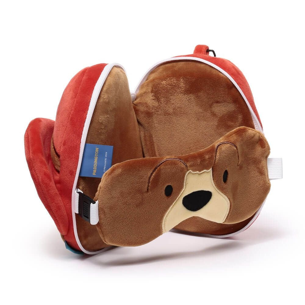 Relaxeazzz Paddington Bear Travel Pillow & Eye Mask Set