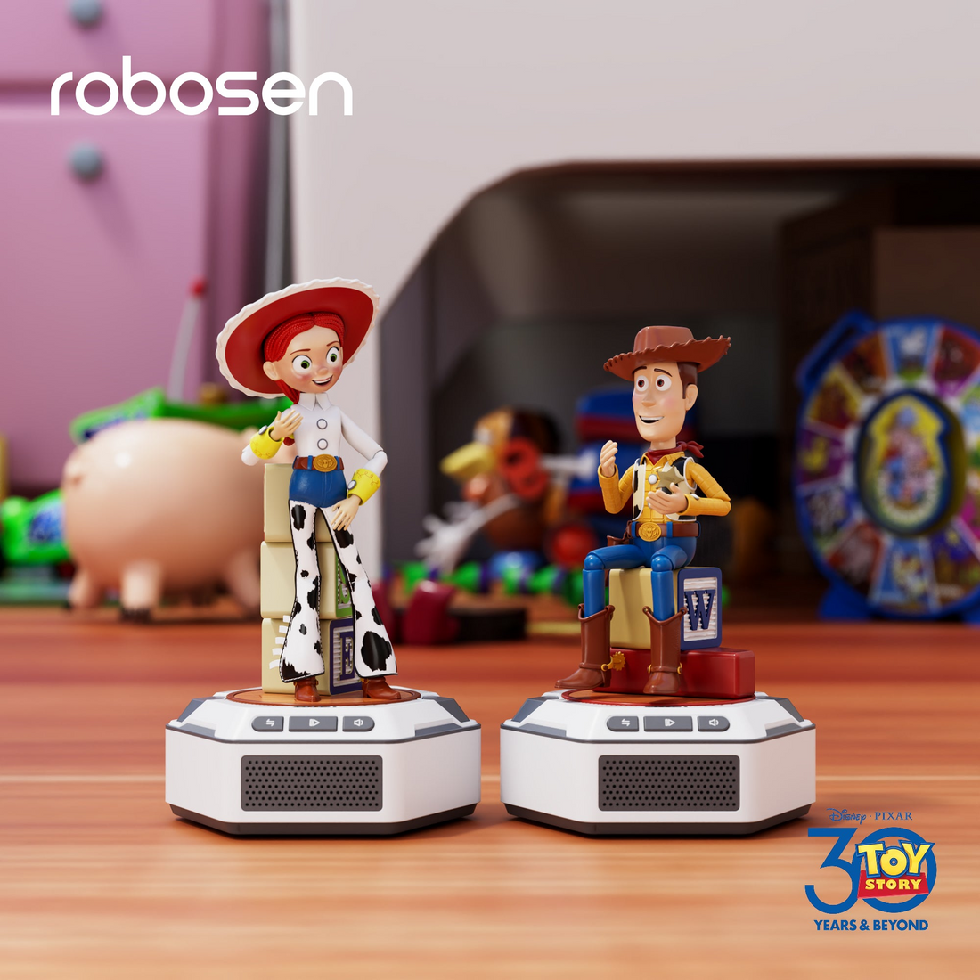 Robosen Mini Robot – Toy Story Woody & Jessie Set, image 4