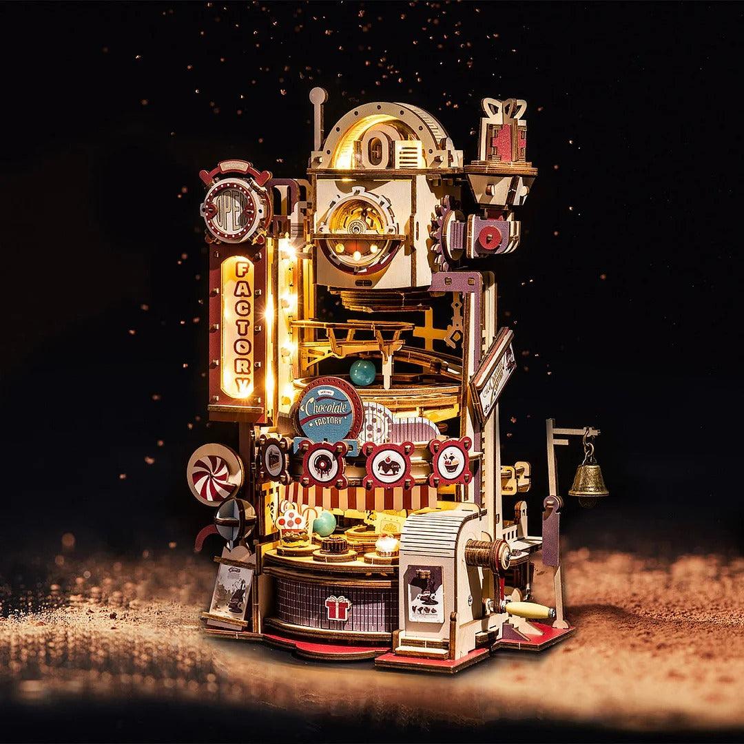 ROKR Marble Chocolate Factory 3D Wooden Puzzle, image 2