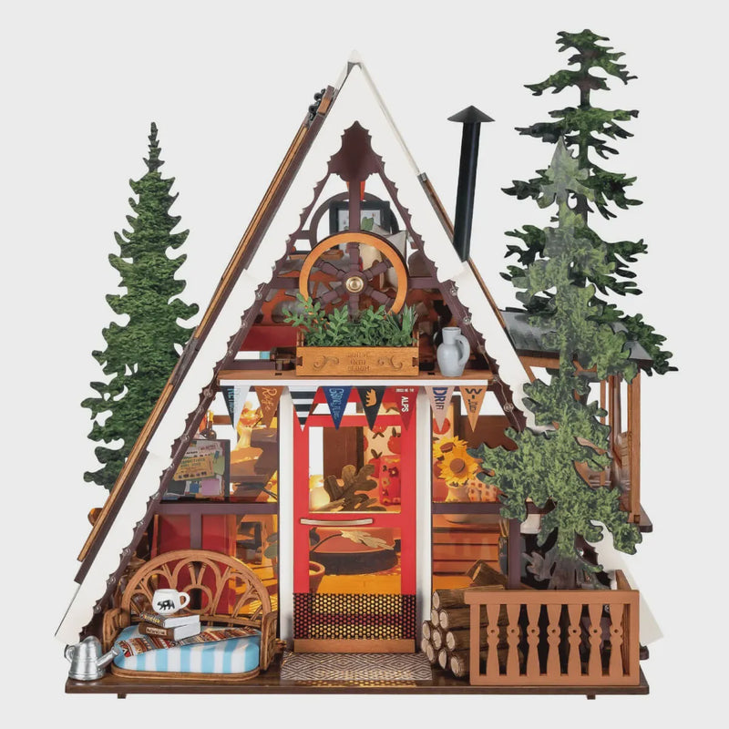 Rolife A-Frame Cabin DIY Miniature House Kit