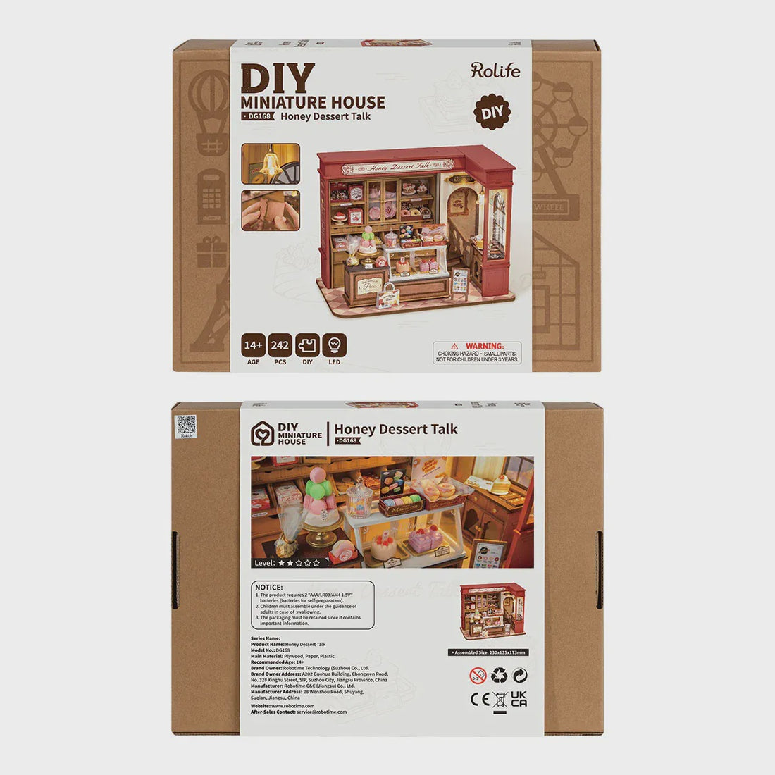 Rolife Honey Dessert Talk DIY Miniature House Kit - DG168, image 7