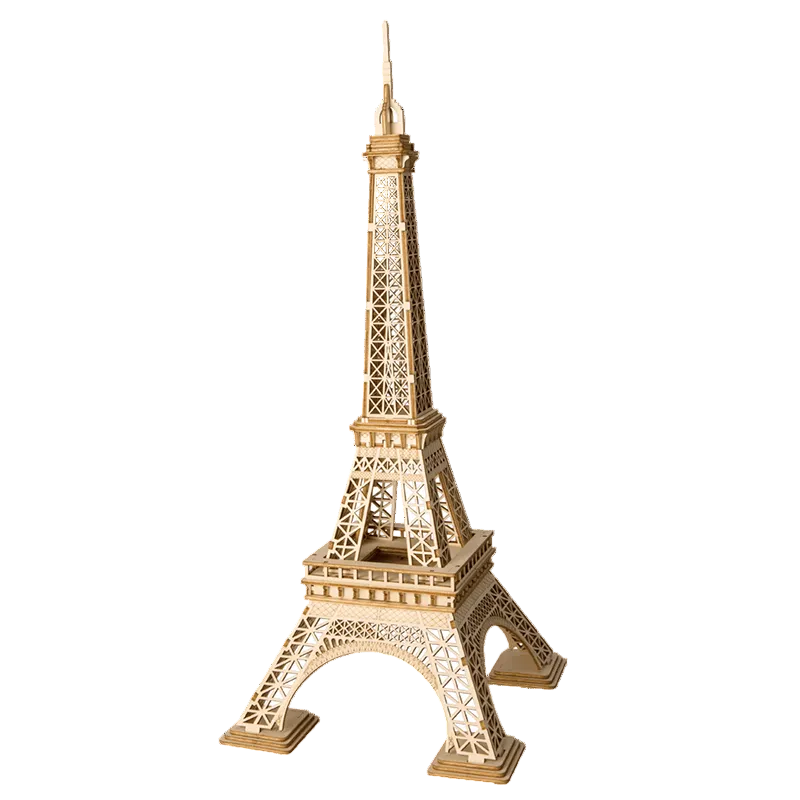 Rolife Modern Eiffel Tower 3D Wooden Puzzle