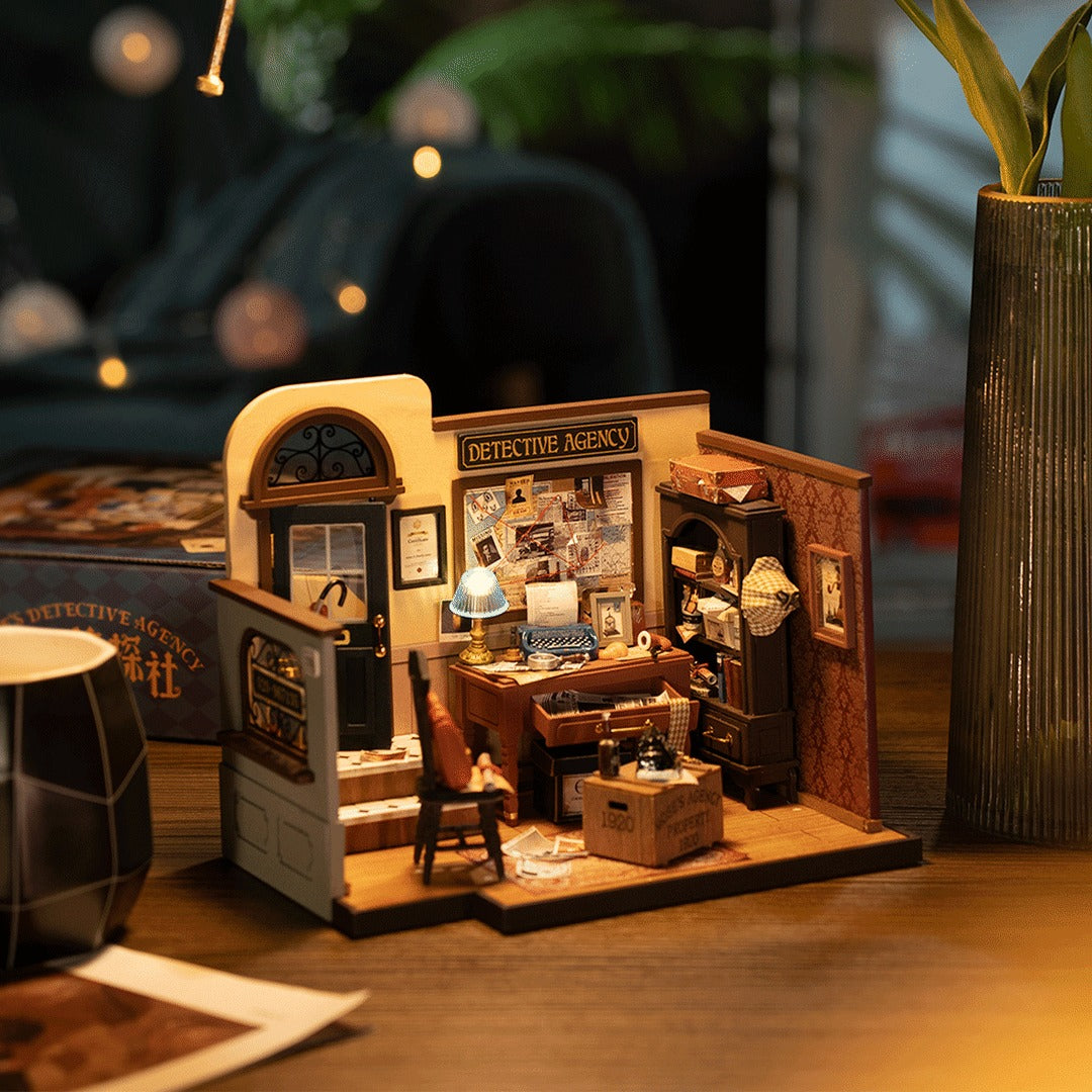 Rolife Mose's Detective Agency DIY Miniature House Kit