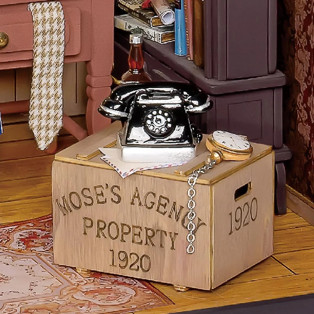 Rolife Mose's Detective Agency DIY Miniature House Kit