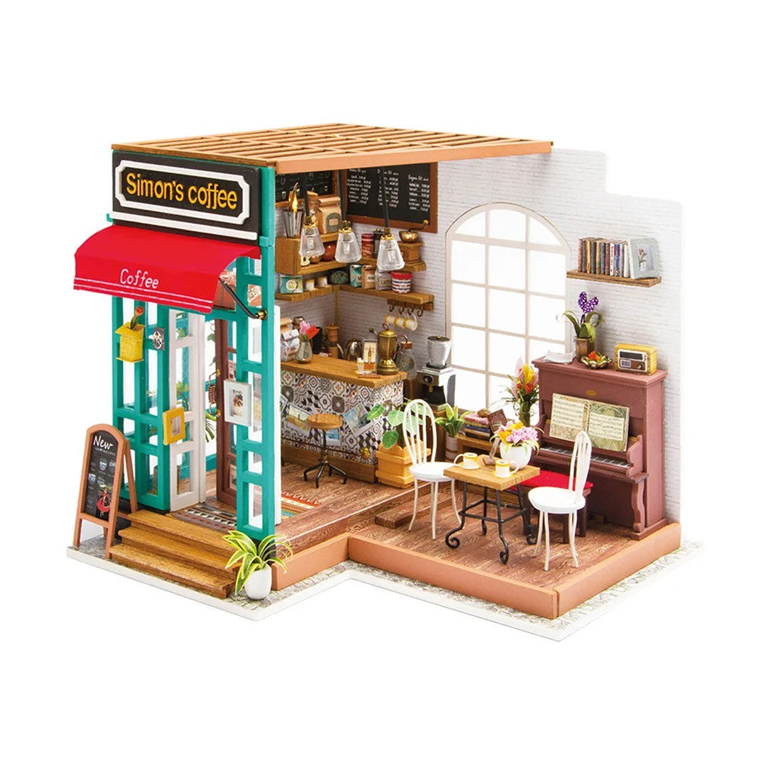 Rolife Simon's Coffee DIY Miniature House Kit