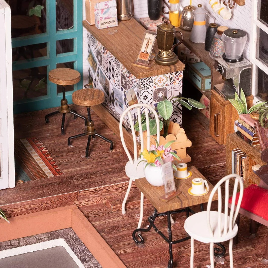 Rolife Simon's Coffee DIY Miniature House Kit