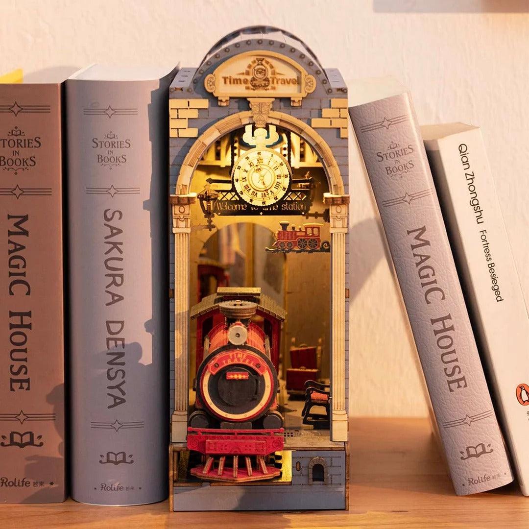 Rolife Time Travel DIY Book Nook Shelf Insert Kit, image 7